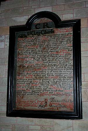 St Kea  - King charles Letter